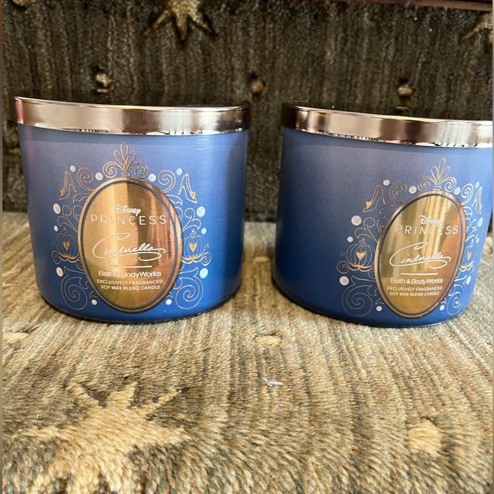 Bath & Body Works Disney Princess Cinderella 2 candles